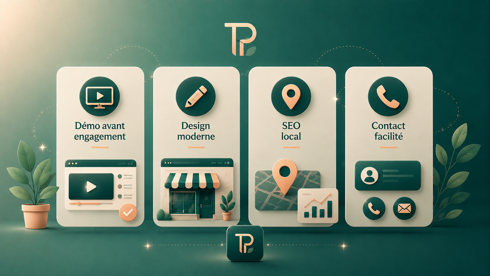 Illustration des avantages d'un site vitrine professionnel