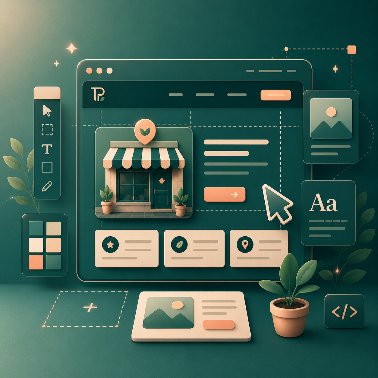 Illustration de la personnalisation et de la transparence dans un projet web
